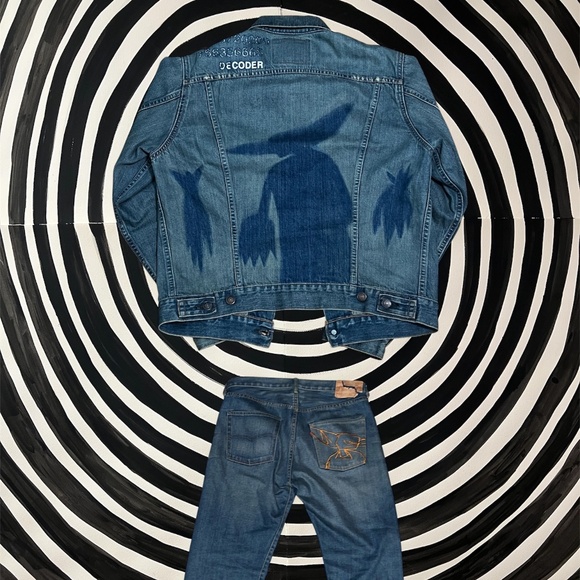 Levi's Other - Levi x Futura Laboratories 39meg denim jacket and pant set 2005